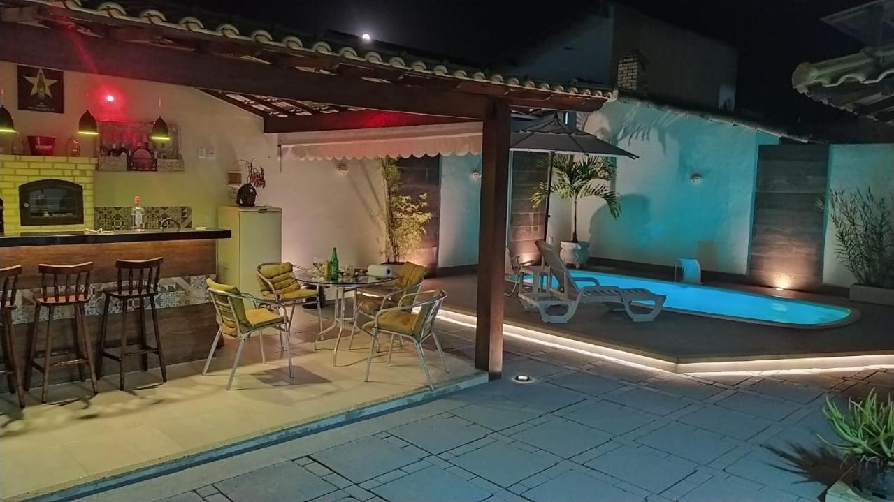 Casa Com Piscina, Churrasqueira E Ar Condicionado Em Condominio Cabo Frío Exterior foto