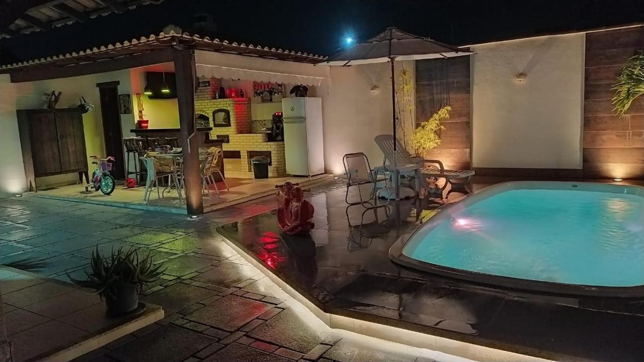Casa Com Piscina, Churrasqueira E Ar Condicionado Em Condominio Cabo Frío Exterior foto